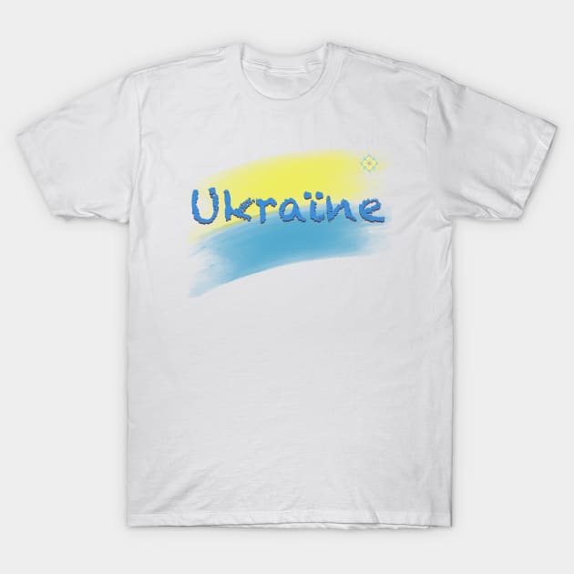 Ukraine T-Shirt by tashashimaa